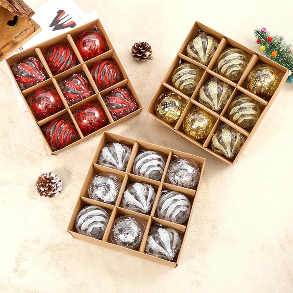 High Quality New Practical For Holiday Wedding Party Christmas Balls 8cm Bridal Shower Party Exquisite Looking