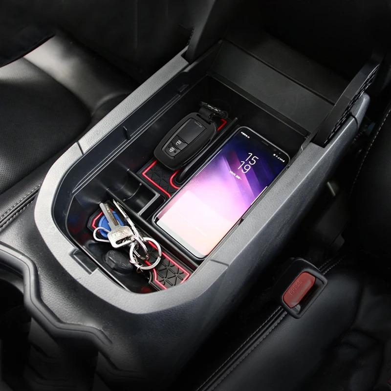 Car Armrest Storage Box Center Console Glove Tray For Toyota RAV4 XA50 2019 2020 2026 2026 2026 2026 RAV 4 Hybrid Car Accessorie