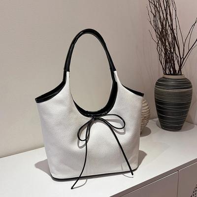 Moda Arco Design Mulheres Bolsas de Ombro Simples Grande Capacidade Fecho Top-alça Bolsa Nova Senhora Bolsa de Viagem