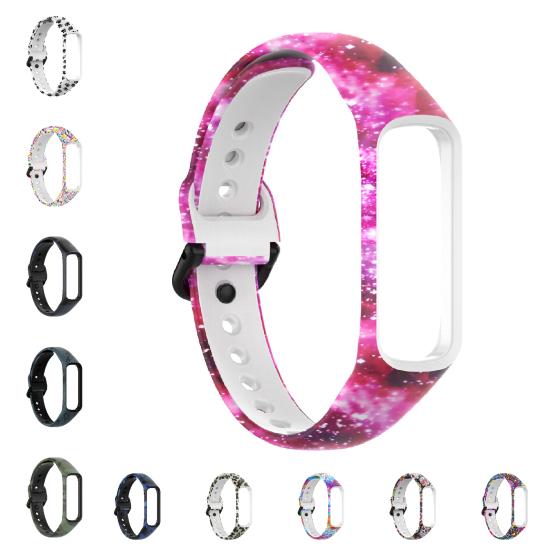 Minkšta, odai nekenksminga apyrankė Minkšto silikono apyrankės pakaitalas, skirtas Samsung Galaxy Fit2 SM-R220