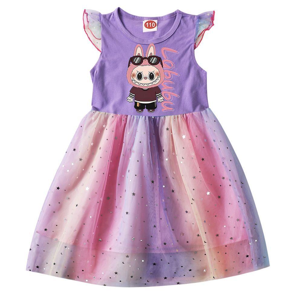 Summer Girls'  Dress, Children's Chiffon Dress, Festival Performance Dress