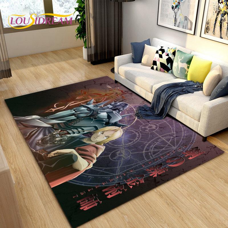

Сталевий алхімік, аніме, мультфільм, великий килимок, килимок для вітальні, спальні, дивана, прикраса, нековзкий килимок 40x60cm