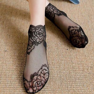 Femin Lace See-through Socks
