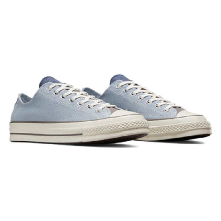 Converse Chuck 70 Plus Scarpe di Tela Unisex Sneaker Blu A04510C Durevoli Antiscivolo Confortevoli Quotidiane Basse
