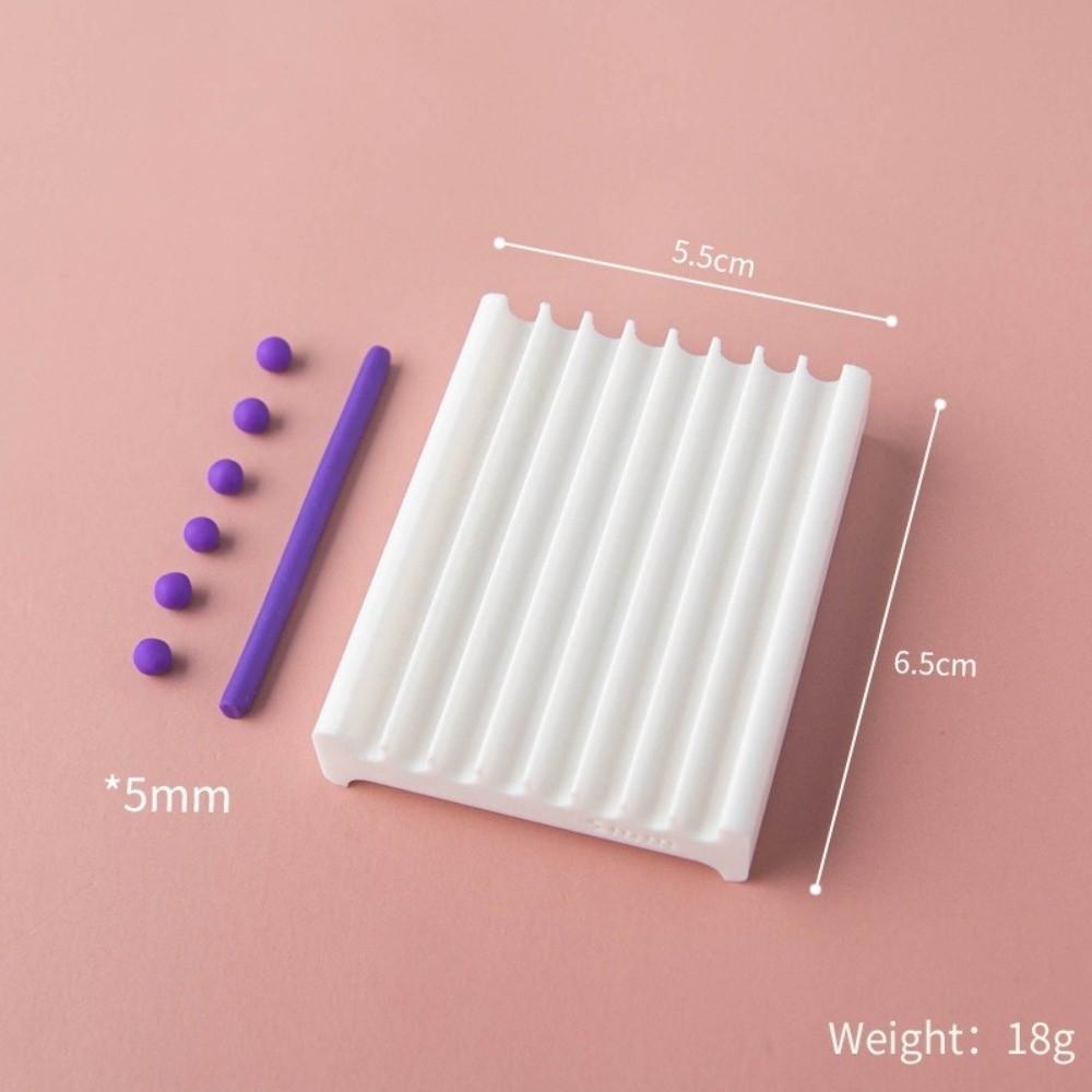 Mini Clay Ball Clay Ball Rub Mold 2-in-1 Hand Rolling Shaping Tool Soft Ceramic Clay Bead