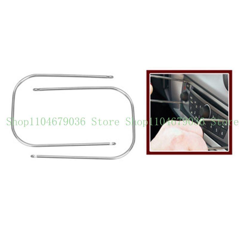 Car Stereo Radio Removal Keys Changer Quick Disassembly Tool Durable for Citroen Renault 2pcs/set