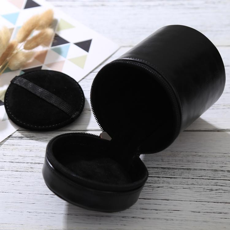Střední pouzdro na objektiv se zipem, PU kožená taštička/krabička pro objektivy DSLR fotoaparátů, Velikost: Rozměry 13 x 9 x 9 cm
