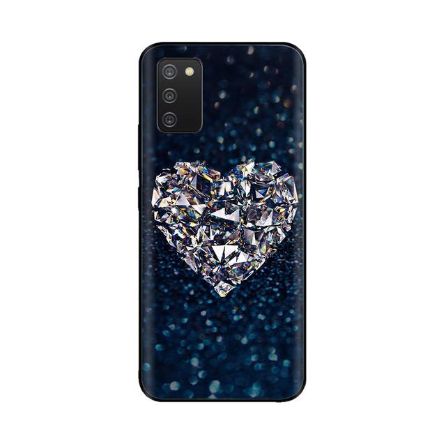 For Samsung A03s Case Silicone Soft Space Wolf Phone Cover For Galaxya03s A 03s A03 S Case 6 .5 Inch Tpu Bumper Fundas Painted