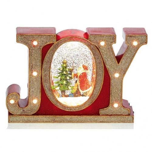 Premier Joy Glitter Christmas Water Spinner