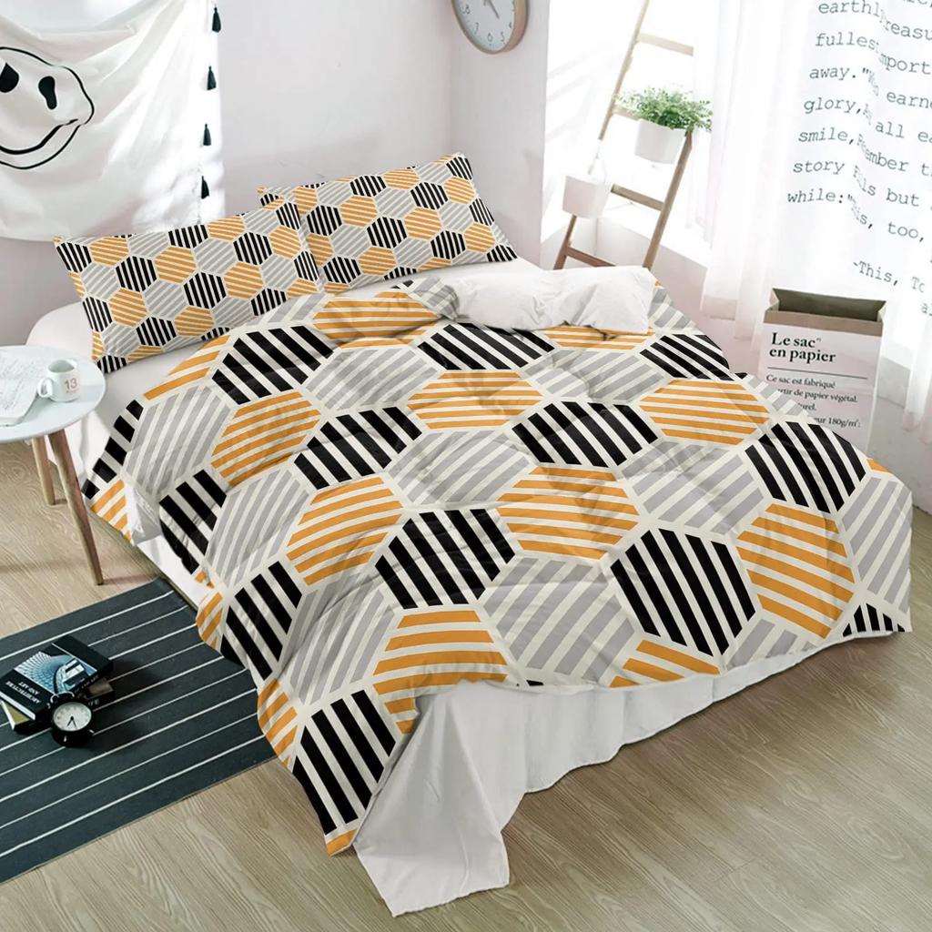 Mid Century Bohemian Abstract Duvet Cover Set Geometric Luxury Bedding Sets Tropical Palm Tree Plant Comforter Cover Set 2/3pcs