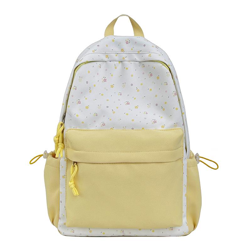 Schoolbag new Japanese ins wind backpack women's fresh and sweet girl schoolbag middle school student light commuter backpack
