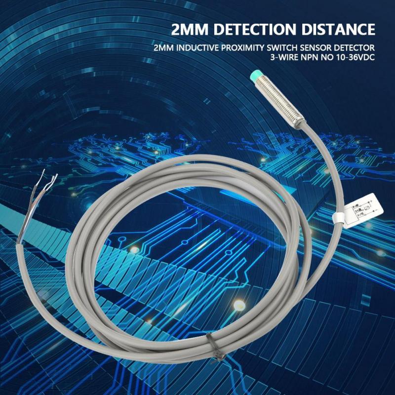 Buy 2mm Inductive Proximity Switch Sensor Detector 3-Wire NPN NO 10 ...
