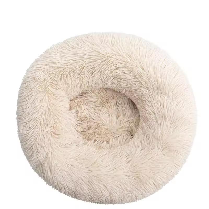 2021 Custom Modern Portable Cat & Dog Bed Indoor Eco-Friendly Fluffy Plush Soft Solid Pattern Camping Small Sizes