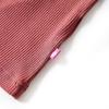 Children's Long-sleeved T-shirt with Mock Turtleneck Burnt Red 92/104/116/128/140