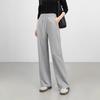Cloud-Feel Velvet Elastic Waist Drawstring High-Waisted Wide-Leg Summer Pants