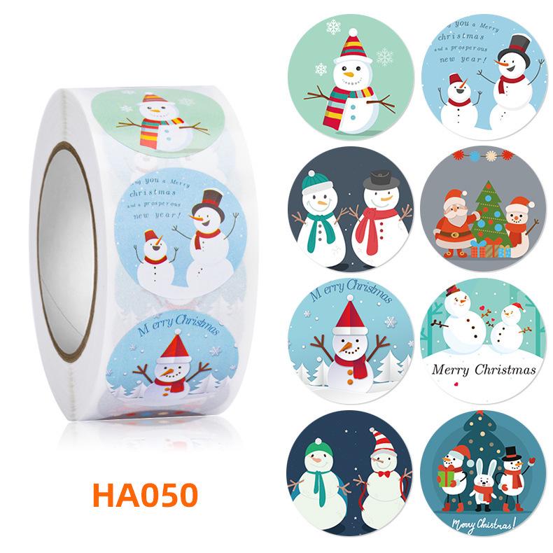 Santa Claus Christmas Sealing Stickers - Gift Wrap & Box Decoration