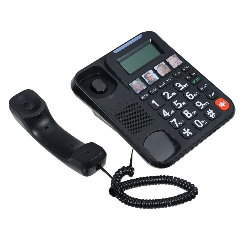 D2015 TAM Sistem telefonic extensibil Sistem telefonic fără fir cu fir cu telefon care răspunde la butoane mari