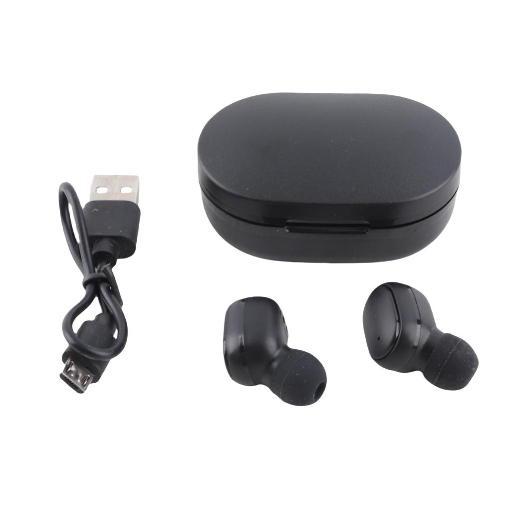 Bluetooth Earbuds Noise Cancelling Stereo Built In Mic Wireless Earphone with Charging Case for Smartphones Tablets