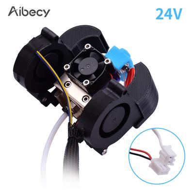 Aibecy Ender Tam Montajlı Ekstruder Hotend Kiti, Alüminyum Isıtma Bloklu 0.4mm Nozul Soğutma