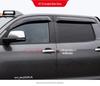 Toyota Tundra Off-road Sand & Gravel Deflector Rain Visor & Yellow Spotlight Decoration Accessory.