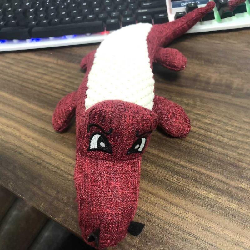 Lustiges Hundequetschspielzeug Welpenspielzeug Niedliches Plüsch-Kauspielzeug für zahnde Hunde Weiches Plüsch Cooles Plüschhundespielzeug