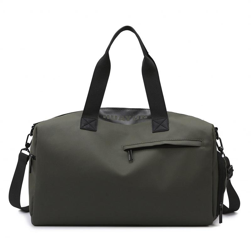 

Женская легкая дорожная и спортивная сумка большой вместимости с отделением для влажных/сухих вещей зелёный