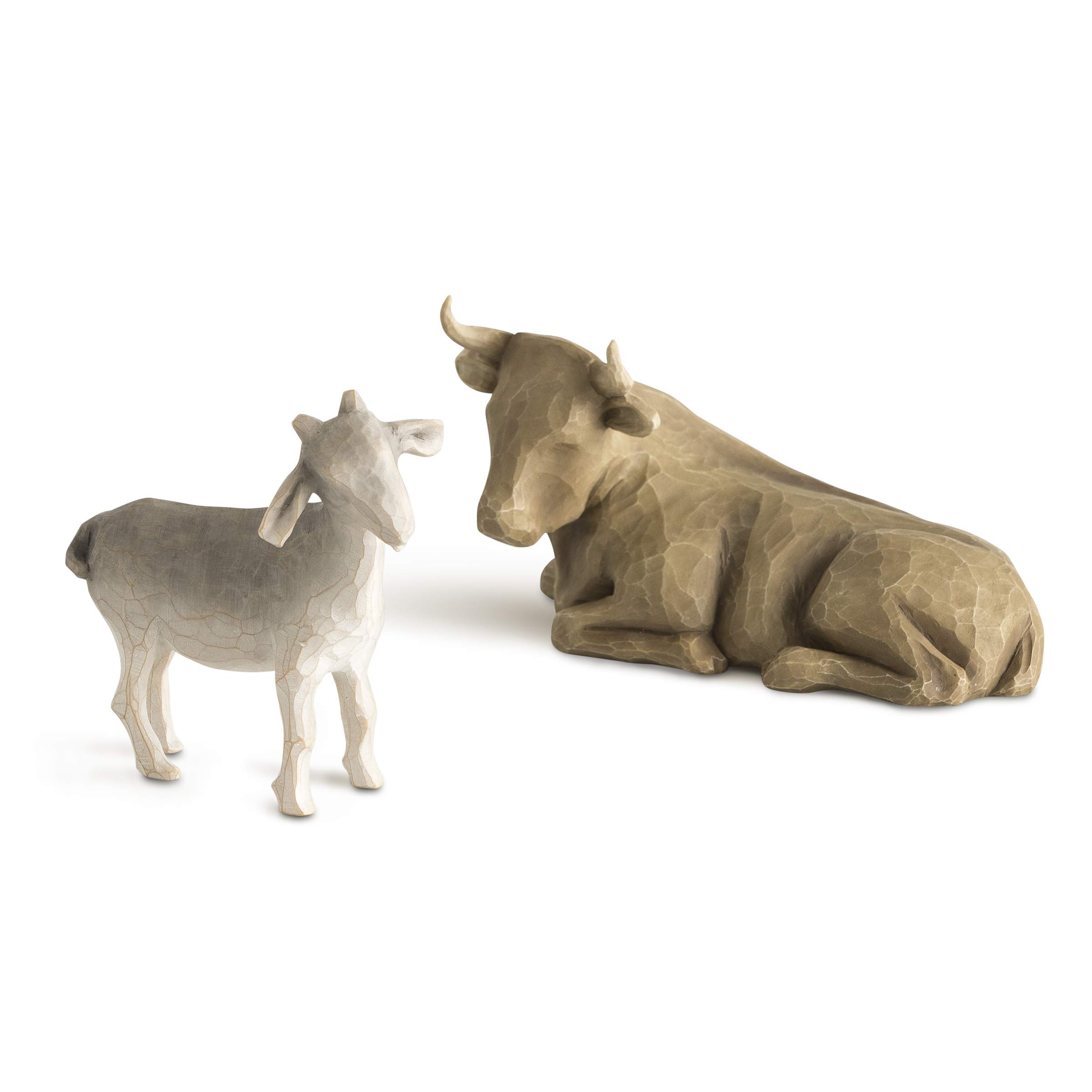 

(Ox & Goat) - Willow Tree OX AND GOAT Resin Christmas Nativity 26180