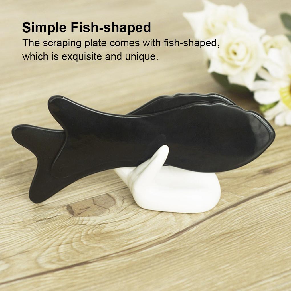 Scrapping Plate Fish Shaped Skin Massage Tools Neck Back Full Body Physical Massager for Personal Care