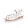 Plus Size Women's Shoes Summer New Flat Bohemian Studded Sandals Beach Shoes
