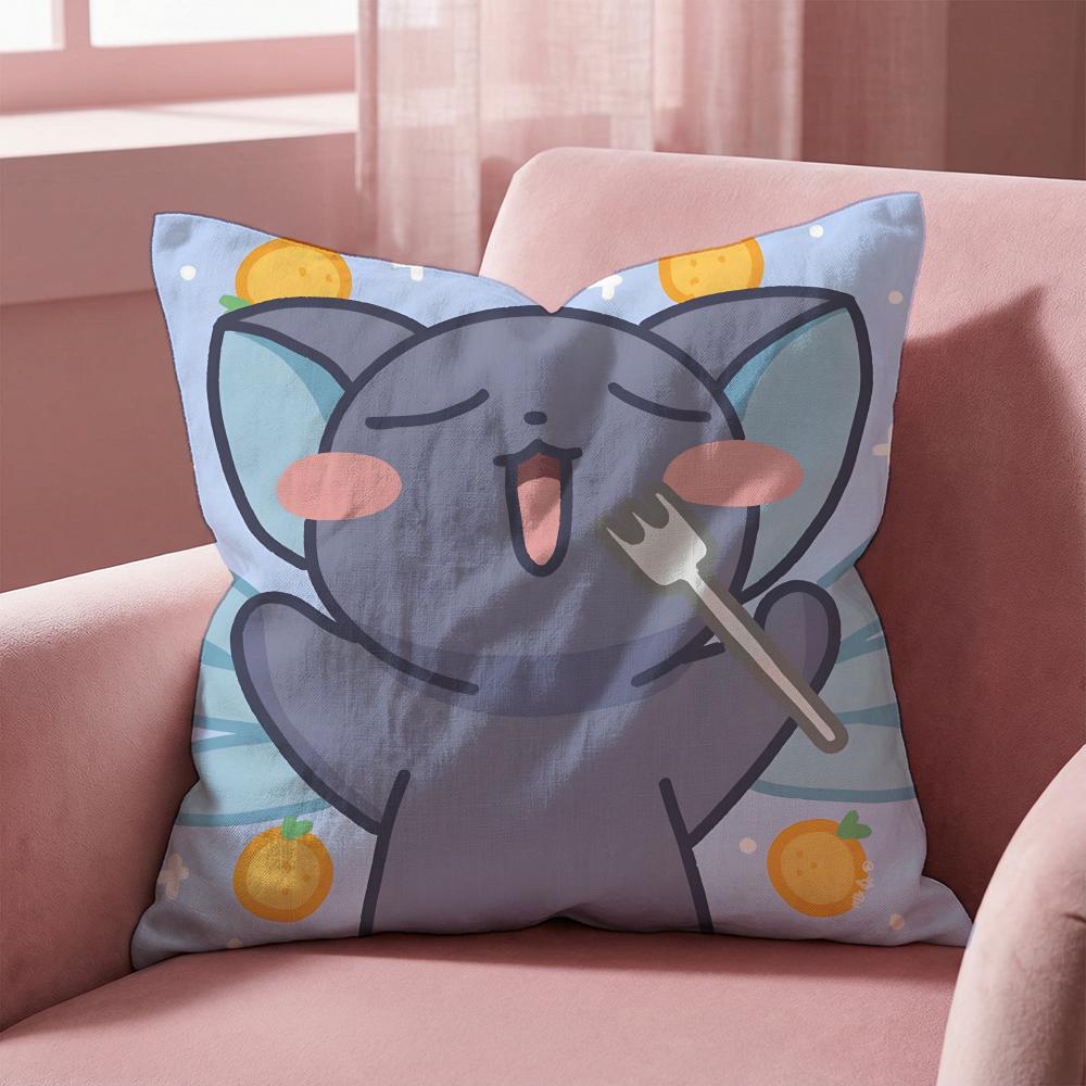 C-Cardcaptor Sakura ANIME Cushion Cover Multi-Scene Pillow Cover for Home & Car - Reversible, Soft & Durable for Daily Use