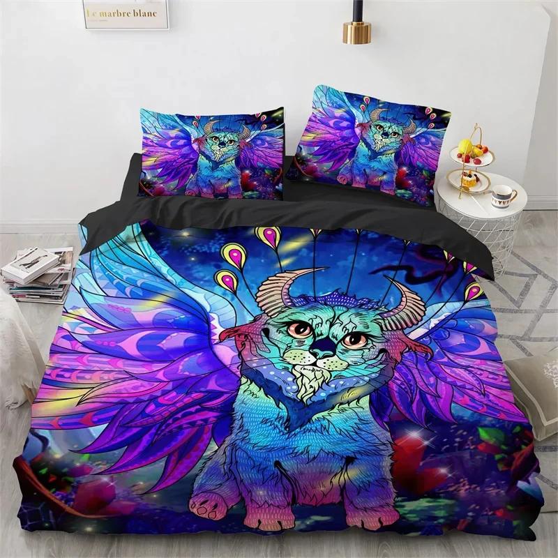 Copripiumino Lupo Microfibra Set Biancheria da Letto Animali Esotici Copripiumino Animali Selvatici Matrimoniale King Queen Per Adolescenti Adulti Decorazione Camera da Letto