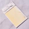 12Pcs/1pcs Nail Lines Strip Stickers Gold/Silver Metal CurveStrip Tape Decals Self-Adhesive Slider DIY Manicure Nail Art Sticker