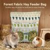 Hay Bag Hanging Pouch Feeder Holder Feeding Dispenser Container For Rabbit Guinea Pig Small Pet Animals Feeder Bag