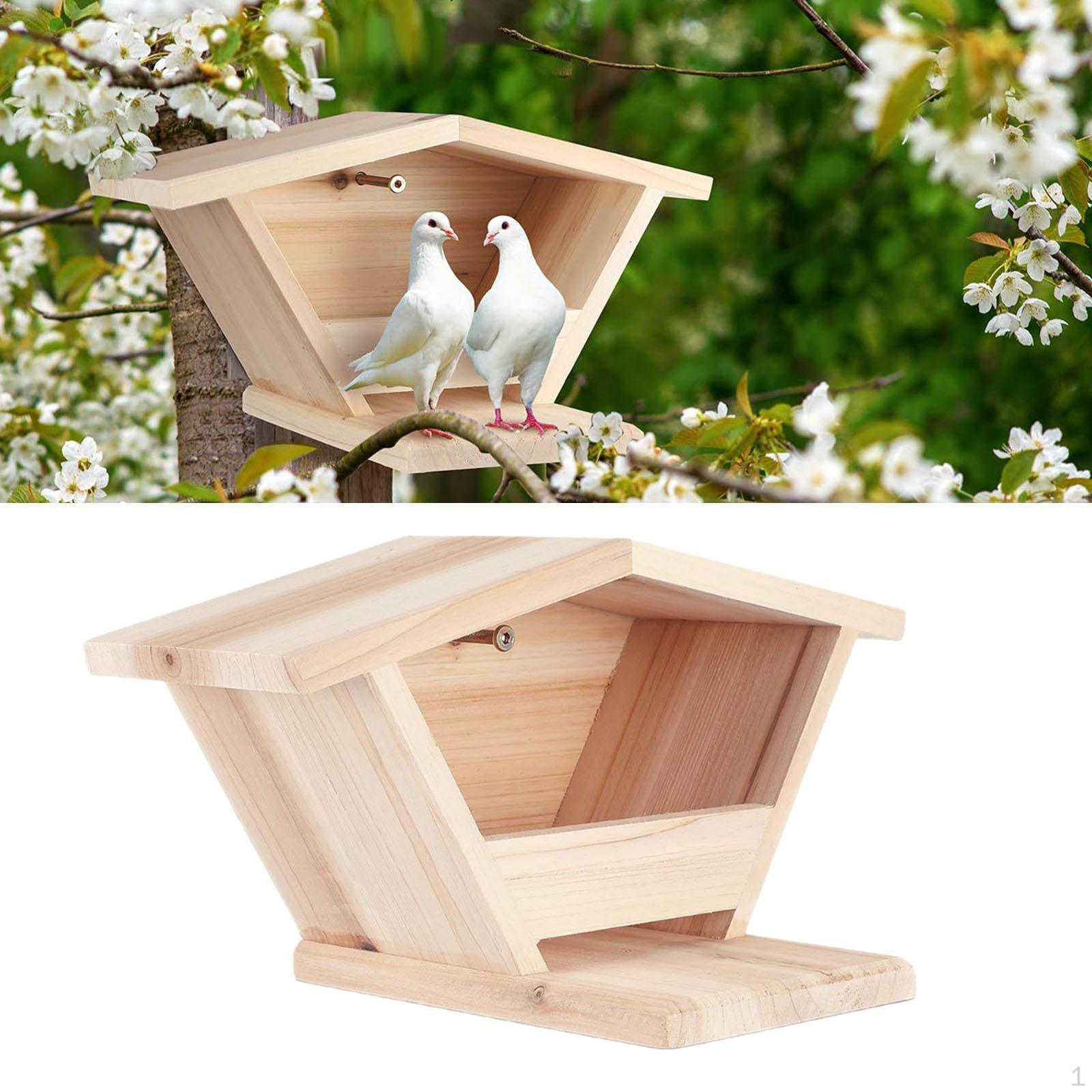 

Кормушка для птиц и гнездовье, уличный деревянный ящик для птиц Style A