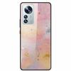 Luxus Hülle für Xiaomi 12T Pro Blumen Gehärtetes Glas Hülle für Xiaomi 12T TPU Stoßfänger Xiaomi 12 T Harte Schwarze Hülle Bunte Capa