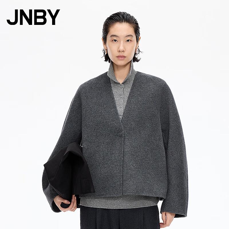 

JNBY 2025 Winter Loose Straight 100% Wool Coat L