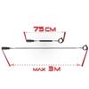 Safety Leash For Sup Board 3M Leash - Black