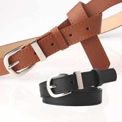 Versatile Ins Trendy Fashion Personalized Decoration Wide Thin Belt for Women Summer New Retro Belt for Women