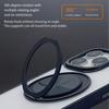 For iPhone 15 Pro Max Magnetic Case Acrylic TPU Phone Back Cover with Kickstand