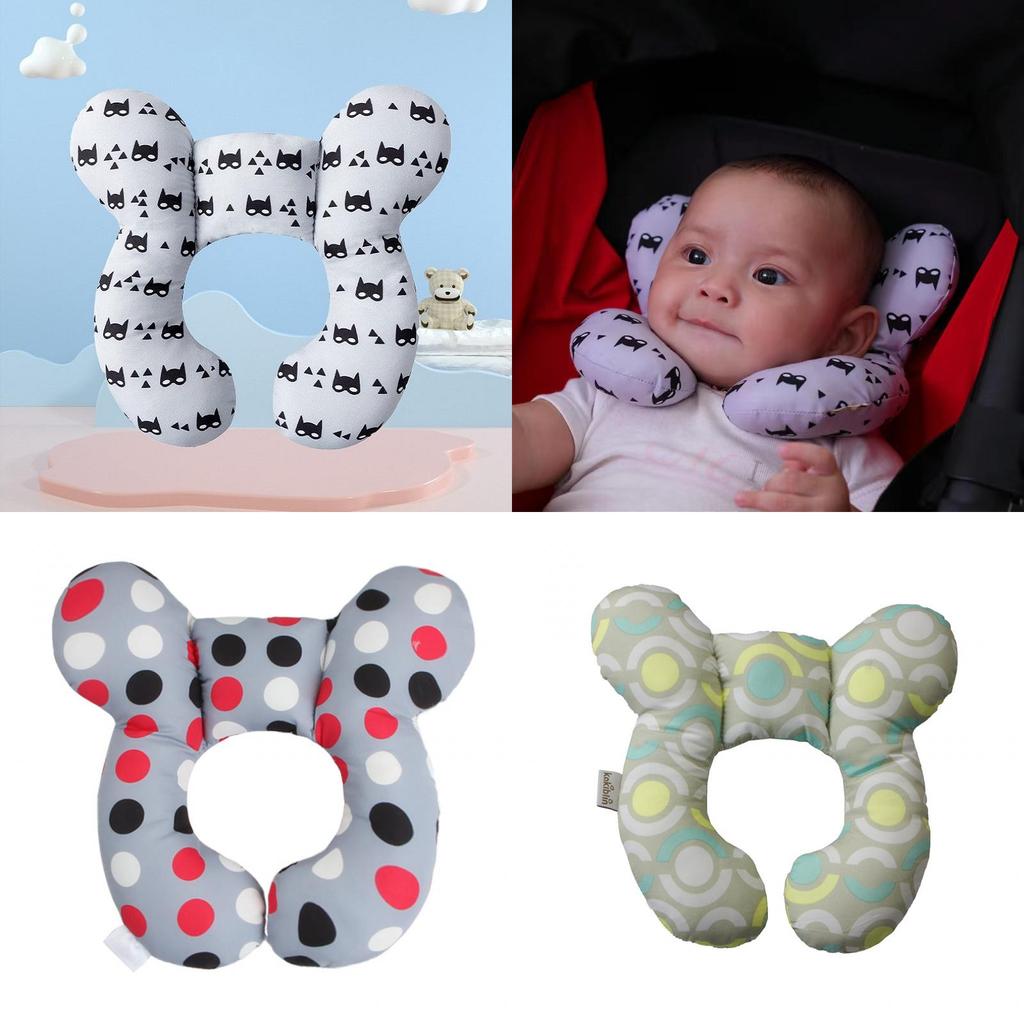 Cute Cartoon Children's U-shaped Pillow For Neck Support While Traveling