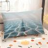 Abstract Blue Geometric Pillowcase Suitable For Sofa Bedroom Car Pillow Cover Cushion Rectangular Back Cushion