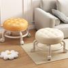 Rolling Pulley Stool for Home, Kids, Internet Celebrities, Soft, Simple Design, Ideal for Grout, Manicure, Pedicure.