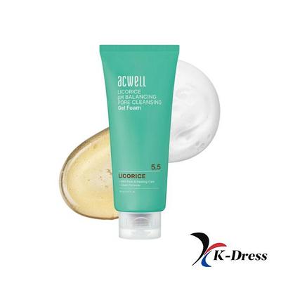Gel moussant nettoyant pour les pores à la réglisse et au pH équilibré 160 ml