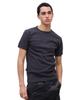 Avirex Official Short Sleeve Antibacterial and Daily Rib Crewneck Size 019 Charcoal Odor-Resistant Tee, Men's Medium, 6143502,