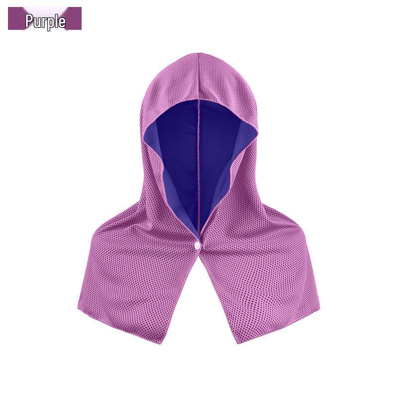 Quick-Dry Sun Protection Hoodie Towel for Beach, Gym, and Sports