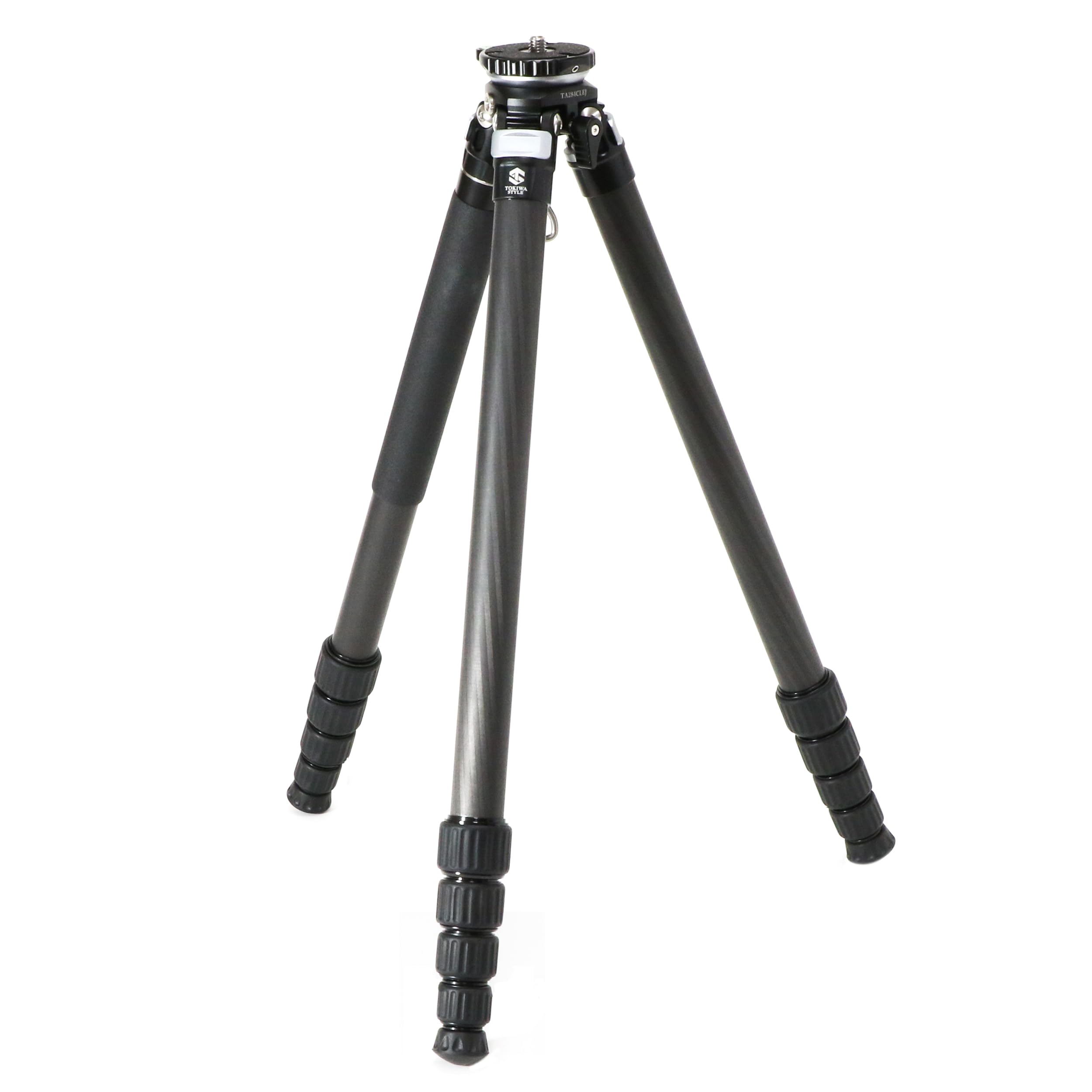 

TOKIWA STYLE TA325CLEJ Carbon Fiber Tripod Leveler Tilt 32mm Pipe 1510mm for Video 5-Section (with Base), 25° Angle, Diameter, Height,