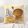 Japan Kawaii K-Kogepan Cushion Cover Summer Coolness Linen Fabric Double-Sided Printing Pillow Case Sofa Home Decor Gift