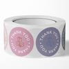 500pcs/roll Rose Sticker Thank You, Sticker Label Gift Gift Wrap Box Seal Sticker