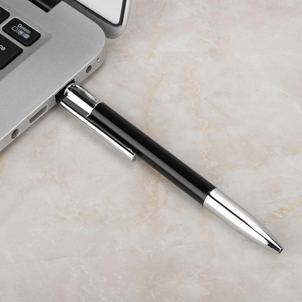 Ultra Fine 2 In 1 U Disk+Ball Pen USB2.0 Flash Dirve Pen(Black 32G)