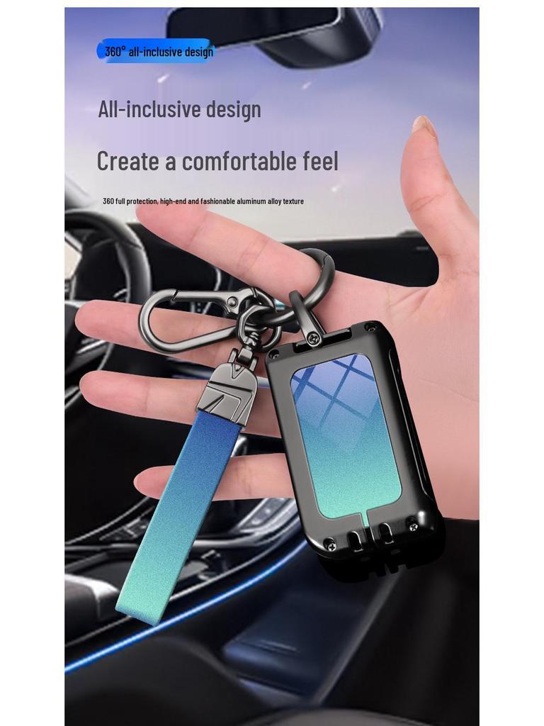 Lynk & Co Metal Key Case: Full Wrap Protection for Models 01/02/03/05/06/09 - Unisex Design